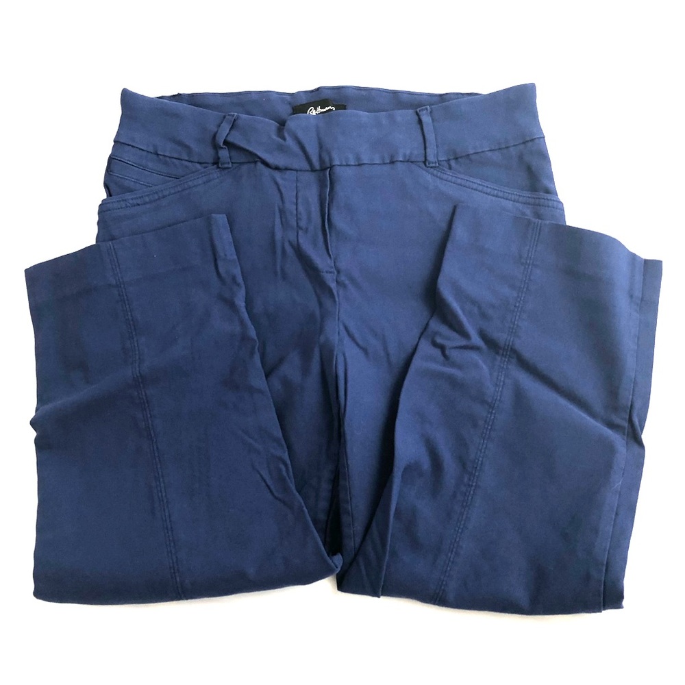 Blue Capri Dress Pants
